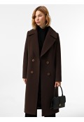 Пальто демисезонное коричневое DANNA 1799BRN